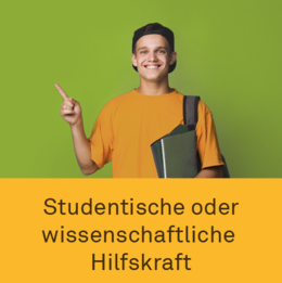 Button studentische oder wissenschaftliche Hilfskraft