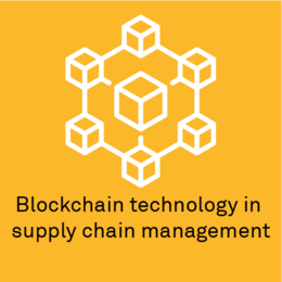 Button Blockchain technology in supply chain management