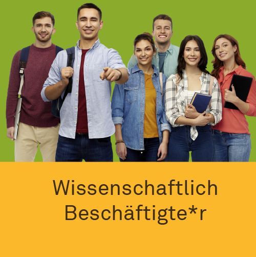 Button wissenschaftlich Beschäftigte*r