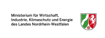 Logo des Ministeriums für Wirtschaft, Industrie, Klimaschutz und Energie des Landes Nordrhein-Westfalen (MWIKE)